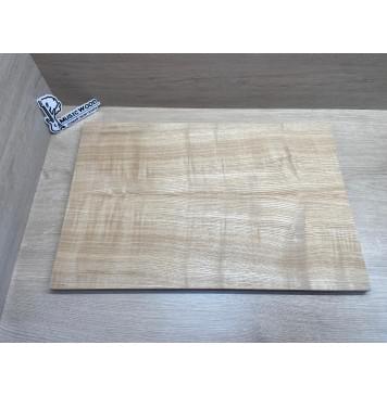 Ясень Дальневосточный Волнистый заготовка на топ Радиал АА Волна А 17х195х590 мм, 641 кг/м3, (2 шт. книжкой)-8