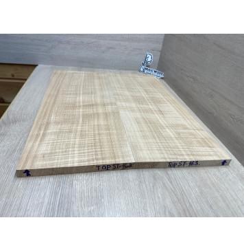 Ясень Дальневосточный Волнистый заготовка на топ Радиал АА Волна ААА 17х222х545 мм, 649 кг/м3, (2 шт, книжкой)-5