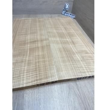 Ясень Дальневосточный Волнистый заготовка на топ Радиал АА Волна ААА 17х222х545 мм, 649 кг/м3, (2 шт, книжкой)-3