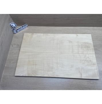 Клён Белый Явор, Волнистый заготовка на топ Радиал А Волна ААА 14х175х555 мм - 2 шт (книжкой) Уценка-потемнения-6