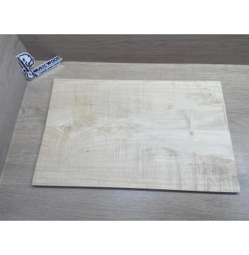 Клён Белый Явор, Волнистый заготовка на топ Радиал А Волна ААА 14х175х555 мм - 2 шт (книжкой) Уценка-потемнения-10