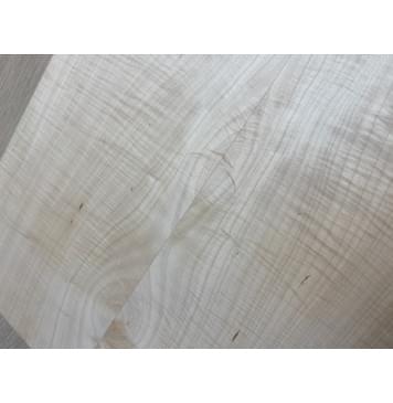 Клён Белый Явор, Волнистый заготовка на топ Радиал А Волна ААА 14х175х555 мм - 2 шт (книжкой) Уценка-потемнения-4