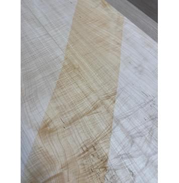 Клён Белый Явор, Волнистый заготовка на топ Радиал А Волна ААА 14х175х555 мм - 2 шт (книжкой) Уценка-потемнения-13