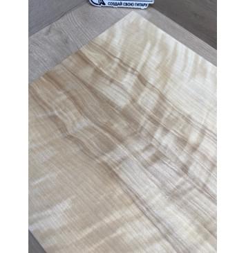 Берёза Пламенная заготовка на топ Радиал АА Волна ААА 8х192х505 мм, 2 шт, книжкой-11