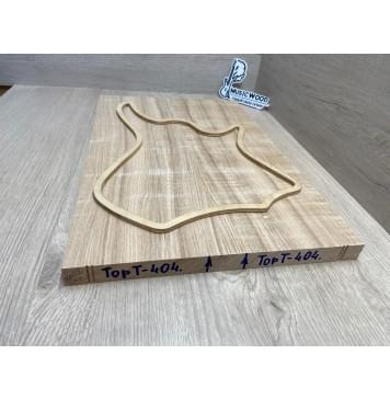 Ясень Дальневосточный Волнистый Лёгкий заготовка на топ для Тревел гитары Смешанный ААА Волна А, 598 кг/м3, 2 шт., книжкой-1