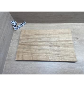 Ясень Дальневосточный Волнистый заготовка на топ для Тревел гитары Смешанный ААА Волна А, 601 кг/м3, 2 шт., книжкой-5