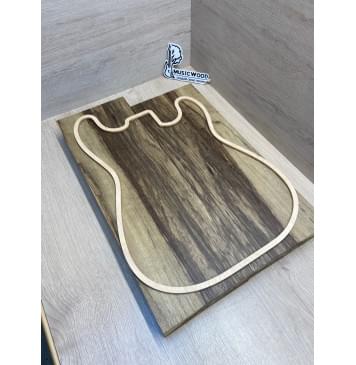 Корина Чёрная (Лимба Офрам) заготовка корпуса Смешанный АА 52х168х505-460 мм, 645 кг/м3,  2 шт (присутствуют червоточины) Корина Чёрная (Лимба Офрам) заготовка корпуса Смешанный АА 52х168х505-460 мм, 645 кг/м3,  2 шт (присутствуют червоточины)-4