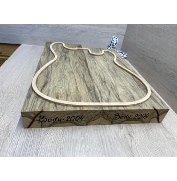 Корина Чёрная (Лимба Офрам) заготовка корпуса Тангент ААА 52х174х490-458 мм, 488 кг/м3,  2 шт (присутствуют червоточины) Корина Чёрная (Лимба Офрам) заготовка корпуса Тангент ААА 52х174х490-458 мм, 488 кг/м3,  2 шт (присутствуют червоточины)-2