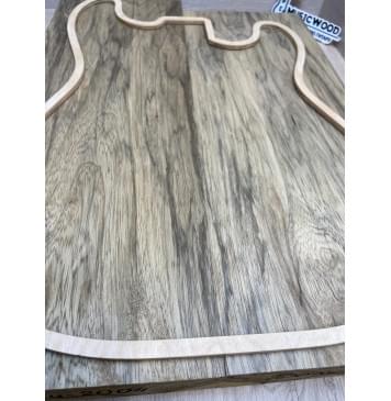 Корина Чёрная (Лимба Офрам) заготовка корпуса Тангент ААА 52х174х490-458 мм, 488 кг/м3,  2 шт (присутствуют червоточины) Корина Чёрная (Лимба Офрам) заготовка корпуса Тангент ААА 52х174х490-458 мм, 488 кг/м3,  2 шт (присутствуют червоточины)-3