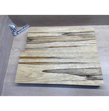 Корина Чёрная (Лимба Офрам) заготовка корпуса Смешанный ААА 51.5х195х498-468 мм, 589 кг/м3,  2 шт (присутствуют червоточины) Корина Чёрная (Лимба Офрам) заготовка корпуса Смешанный ААА 51.5х195х498-468 мм, 589 кг/м3,  2 шт (присутствуют червоточины)-1