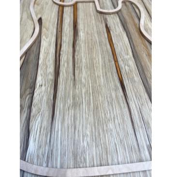 Корина Чёрная (Лимба Офрам) заготовка корпуса Смешанный ААА 51.5х195х498-468 мм, 589 кг/м3,  2 шт (присутствуют червоточины) Корина Чёрная (Лимба Офрам) заготовка корпуса Смешанный ААА 51.5х195х498-468 мм, 589 кг/м3,  2 шт (присутствуют червоточины)-5