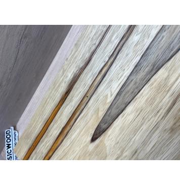 Корина Чёрная (Лимба Офрам) заготовка корпуса Смешанный ААА 51.5х195х498-468 мм, 589 кг/м3,  2 шт (присутствуют червоточины) Корина Чёрная (Лимба Офрам) заготовка корпуса Смешанный ААА 51.5х195х498-468 мм, 589 кг/м3,  2 шт (присутствуют червоточины)-13