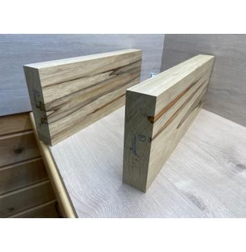 Корина Чёрная (Лимба Офрам) заготовка корпуса Смешанный ААА 51.5х195х498-468 мм, 589 кг/м3,  2 шт (присутствуют червоточины) Корина Чёрная (Лимба Офрам) заготовка корпуса Смешанный ААА 51.5х195х498-468 мм, 589 кг/м3,  2 шт (присутствуют червоточины)-6