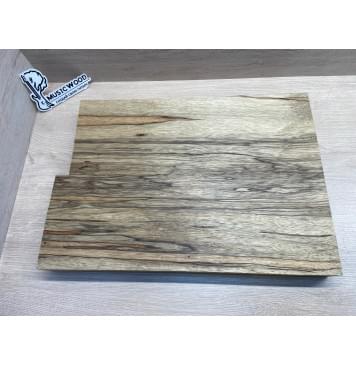 Корина Чёрная (Лимба Офрам) заготовка корпуса Смешанный ААА 54х168х485-460 мм,503 кг/м3,  2 шт (присутствуют червоточины) Корина Чёрная (Лимба Офрам) заготовка корпуса Смешанный ААА 54х168х485-460 мм,503 кг/м3,  2 шт (присутствуют червоточины)-2