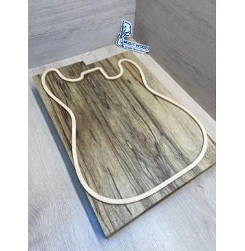 Корина Чёрная (Лимба Офрам) заготовка корпуса Смешанный ААА 54х168х485-460 мм,503 кг/м3,  2 шт (присутствуют червоточины) Корина Чёрная (Лимба Офрам) заготовка корпуса Смешанный ААА 54х168х485-460 мм,503 кг/м3,  2 шт (присутствуют червоточины)-3