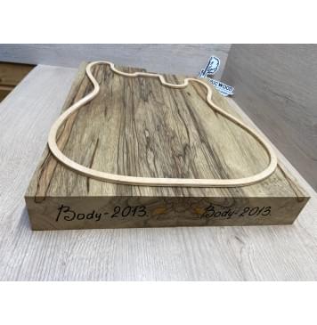 Корина Чёрная (Лимба Офрам) заготовка корпуса Смешанный ААА 54х168х485-460 мм,503 кг/м3,  2 шт (присутствуют червоточины) Корина Чёрная (Лимба Офрам) заготовка корпуса Смешанный ААА 54х168х485-460 мм,503 кг/м3,  2 шт (присутствуют червоточины)-1