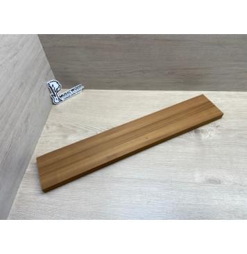 Клён Печёный 180гр заготовка грифа безголовой гитары Радиал А 24х(39-28-39)х625 мм - из 3х частей-0
