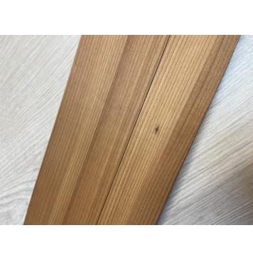 Клён Печёный 180гр заготовка грифа безголовой гитары Радиал А 24х(39-28-39)х625 мм - из 3х частей-2