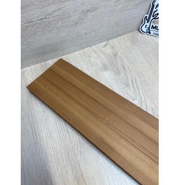 Клён Печёный 180гр заготовка грифа безголовой гитары Радиал А 24х(39-28-39)х625 мм - из 3х частей-4