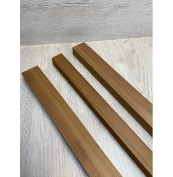 Клён Печёный 180гр заготовка грифа безголовой гитары Радиал А 24х(39-28-39)х625 мм - из 3х частей-8