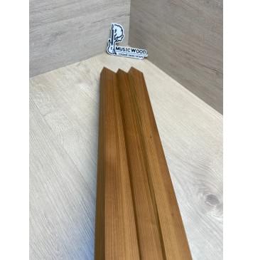 Клён Печёный 180гр заготовка грифа безголовой гитары Радиал А 24х(39-28-39)х625 мм - из 3х частей-7