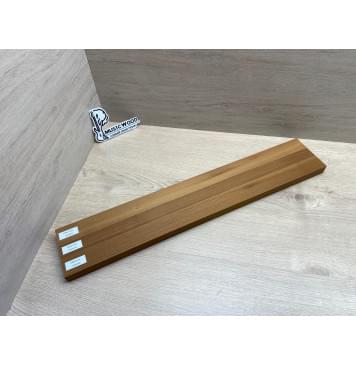 Клён Печёный 180гр заготовка грифа безголовой гитары Радиал А 24х(39-28-39)х625 мм - из 3х частей-9