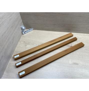 Клён Печёный 180гр заготовка грифа безголовой гитары Радиал А 24х(39-28-39)х625 мм - из 3х частей-10