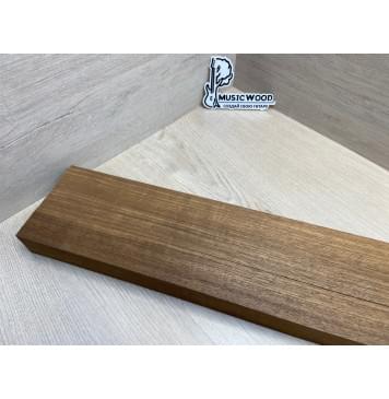 Корина (Лимба-Офрам) Печёная 180гр заготовка для грифа электрогитары Радиал ААА 43х(56-20-43)х720 мм - из 3х частей (присутствуют червоточины)-5