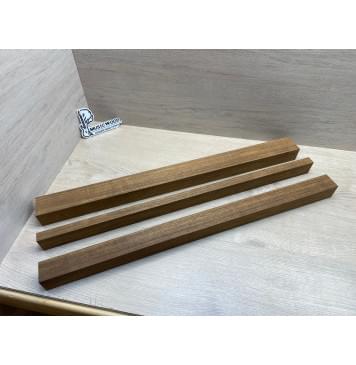 Корина (Лимба-Офрам) Печёная 180гр заготовка для грифа электрогитары Радиал ААА 43х(56-20-43)х720 мм - из 3х частей (присутствуют червоточины)-3