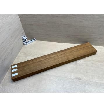 Корина (Лимба-Офрам) Печёная 180гр заготовка для грифа электрогитары Радиал ААА 43х(56-20-43)х720 мм - из 3х частей (присутствуют червоточины)-10