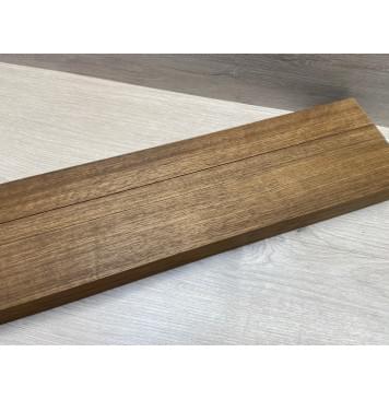 Корина (Лимба-Офрам) Печёная 180гр заготовка для грифа электрогитары Радиал ААА 43х(56-20-43)х720 мм - из 3х частей (присутствуют червоточины)-12