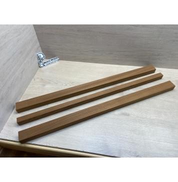 Ясень Печеный 180 гр заготовка грифа для электрогитары Радиал АА 30х(43-24-43)х805 мм - из 3х частей-4