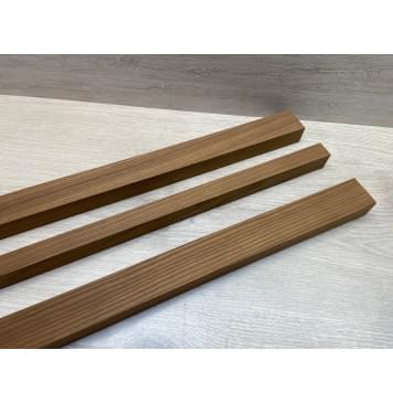 Ясень Печеный 180 гр заготовка грифа для электрогитары Радиал АА 30х(43-24-43)х805 мм - из 3х частей-5