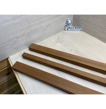 Ясень Печеный 180 гр заготовка грифа для электрогитары Радиал АА 30х(43-24-43)х805 мм - из 3х частей-6