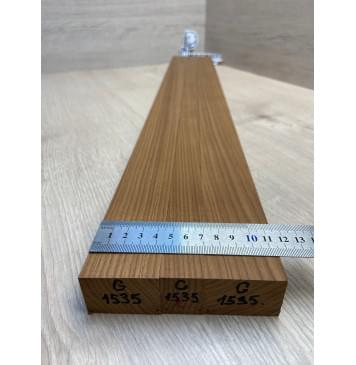 Ясень Печеный 180 гр заготовка грифа для электрогитары Радиал АА 30х(43-24-43)х805 мм - из 3х частей-3