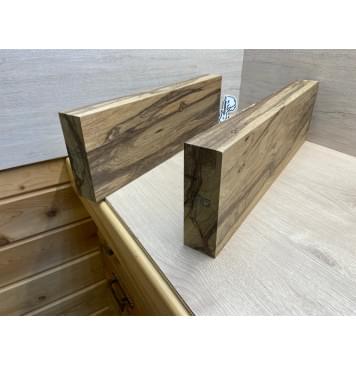 Корина Чёрная (Лимба Офрам) заготовка корпуса Смешанный А 51х159х540-510 мм, 2 шт, 694 кг/м3 Корина Чёрная (Лимба Офрам) заготовка корпуса Смешанный А 51х159х540-510 мм, 2 шт, 694 кг/м3-2