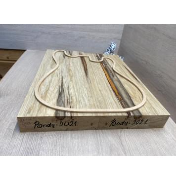 Корина Чёрная (Лимба Офрам) заготовка корпуса Тангент ААА 51х192х495-475 мм, 2 шт, 599 кг/м3 (присутствуют червоточины) Корина Чёрная (Лимба Офрам) заготовка корпуса Тангент ААА 51х192х495-475 мм, 2 шт, 599 кг/м3 (присутствуют червоточины)-3