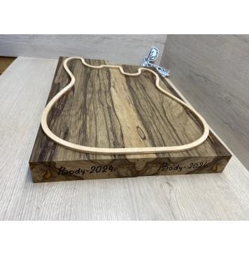 Корина Чёрная (Лимба Офрам) заготовка корпуса Смешанный АА 46х168х490-455 мм, 2 шт, 661 кг/м3 (присутствуют червоточины) Корина Чёрная (Лимба Офрам) заготовка корпуса Смешанный АА 46х168х490-455 мм, 2 шт, 661 кг/м3 (присутствуют червоточины)-2