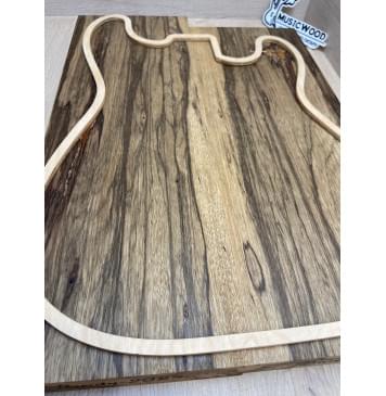 Корина Чёрная (Лимба Офрам) заготовка корпуса Смешанный АА 46х168х490-455 мм, 2 шт, 661 кг/м3 (присутствуют червоточины) Корина Чёрная (Лимба Офрам) заготовка корпуса Смешанный АА 46х168х490-455 мм, 2 шт, 661 кг/м3 (присутствуют червоточины)-4