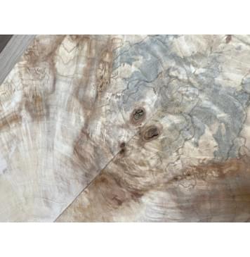 Клён Американский Волнистый заготовка на топ Смешанный АА Волна АА 18х182х535 мм - 2 шт. (книжкой)-3