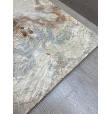 Клён Американский Волнистый заготовка на топ Смешанный АА Волна АА 18х182х535 мм - 2 шт. (книжкой)-7