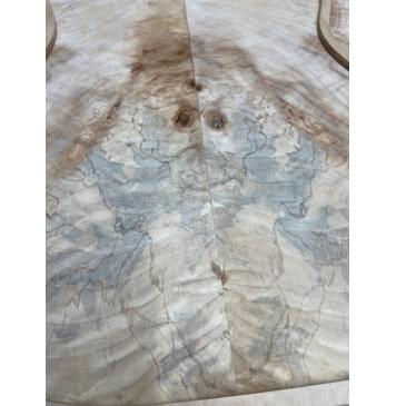 Клён Американский Волнистый заготовка на топ Смешанный АА Волна АА 18х182х535 мм - 2 шт. (книжкой)-8