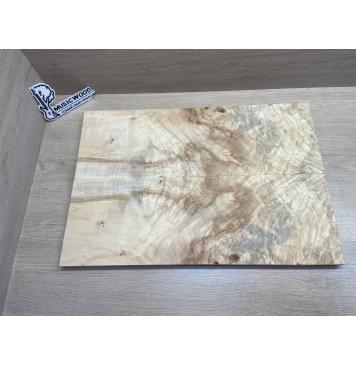 Клён Американский Волнистый заготовка на топ Смешанный АА Волна АА 18х182х535 мм - 2 шт. (книжкой)-17