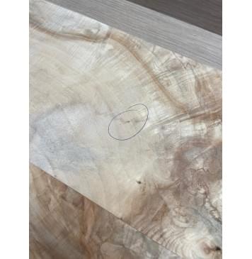 Клён Американский Волнистый заготовка на топ Смешанный АА Волна АА 18х182х535 мм - 2 шт. (книжкой)-9