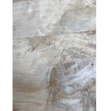 Клён Американский Волнистый заготовка на топ Смешанный АА Волна АА 18х182х535 мм - 2 шт. (книжкой)-10