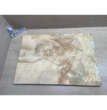 Клён Американский Волнистый заготовка на топ Смешанный АА Волна АА 18х182х535 мм - 2 шт. (книжкой)-19