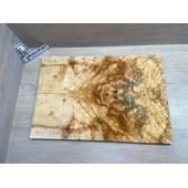 Клён Американский Волнистый заготовка на топ Смешанный АА Волна АА 18х182х535 мм - 2 шт. (книжкой)