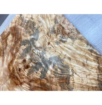 Клён Американский Волнистый заготовка на топ Смешанный АА Волна АА 18х182х535 мм - 2 шт. (книжкой)-20