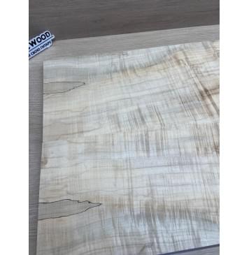 Клён Американский Волнистый заготовка на топ Смешанный АА Волна ААА 16х180х570-530 мм - 2 шт. (книжкой)-5