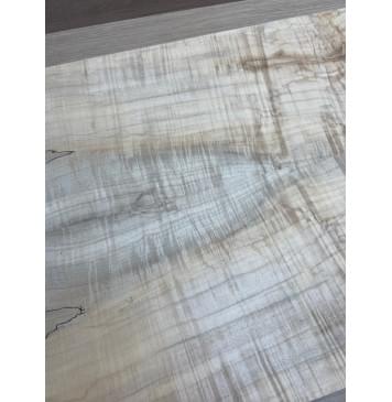 Клён Американский Волнистый заготовка на топ Смешанный АА Волна ААА 16х180х570-530 мм - 2 шт. (книжкой)-16